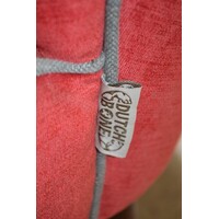 thumb-Retro cocktail stoeltje rood velours jaren 50-6