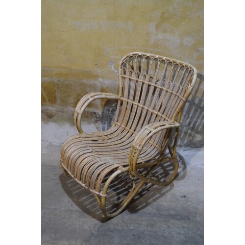 Rotan fauteuil 