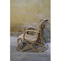 thumb-Vintage rotan fauteuil uit de jaren 70-3