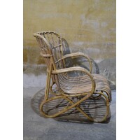 thumb-Vintage rotan fauteuil uit de jaren 70-6