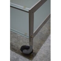 thumb-Gallotti & Radice design salontafel van glas en metaal jaren 80-3
