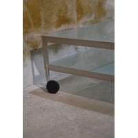 thumb-Gallotti & Radice design salontafel van glas en metaal jaren 80-6