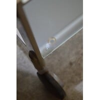 thumb-Gallotti & Radice design salontafel van glas en metaal jaren 80-9