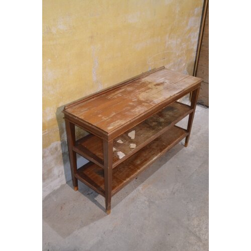 Mahonie houten sidetable (opknapper) 