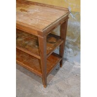 thumb-Antieke Franse mahoniehouten sidetable met drie niveaus-5