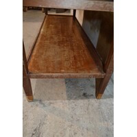 thumb-Antieke Franse mahoniehouten sidetable met drie niveaus-8