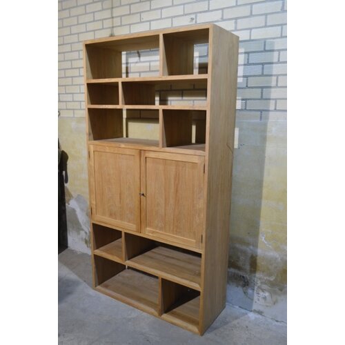Vakkenkast massief teak 