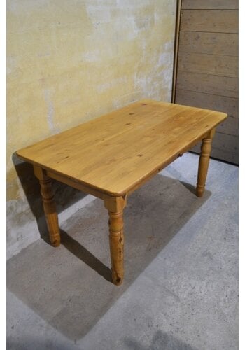 Massief grenen eettafel 