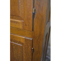 thumb-Massief eiken 4-deurs kast handgemaakt door Scholten Diepenheim 1978-3