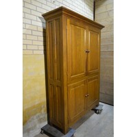 thumb-Massief eiken 4-deurs kast handgemaakt door Scholten Diepenheim 1978-5