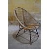 Rohé rotan fauteuil jaren 50