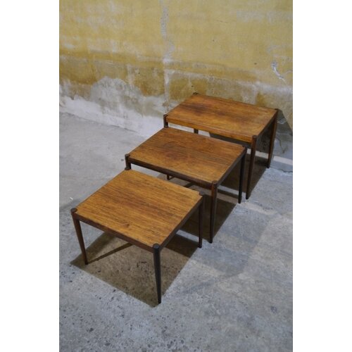 Retro nesttafeltjes set van 3 