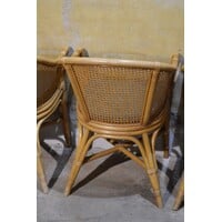 thumb-Set van 3 rotan armstoelen met kussens-5