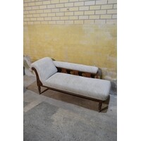 thumb-Antieke mahoniehouten chaise longue uit het Victoriaanse tijdperk-1