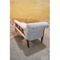 thumb-Antieke mahoniehouten chaise longue uit het Victoriaanse tijdperk-7