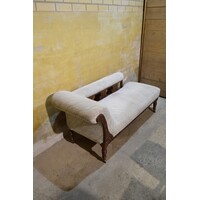 thumb-Antieke mahoniehouten chaise longue uit het Victoriaanse tijdperk-10