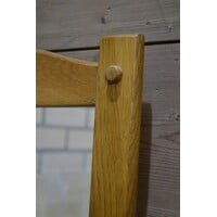 thumb-Blank eiken spiegel met handig opbergplankje-5