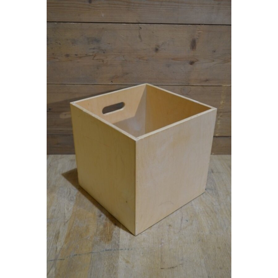 Vintage Kistje multiplex speelgoed opbergbox-1