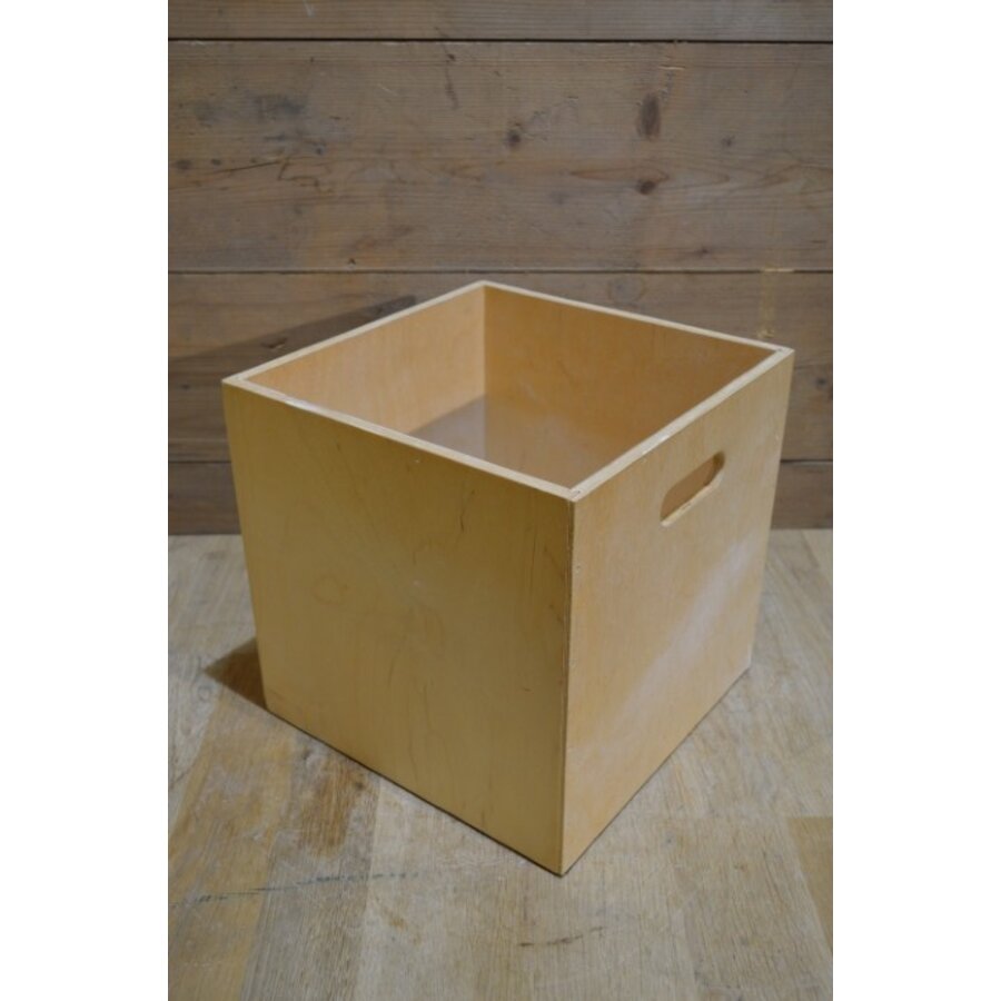 Vintage Kistje multiplex speelgoed opbergbox-5