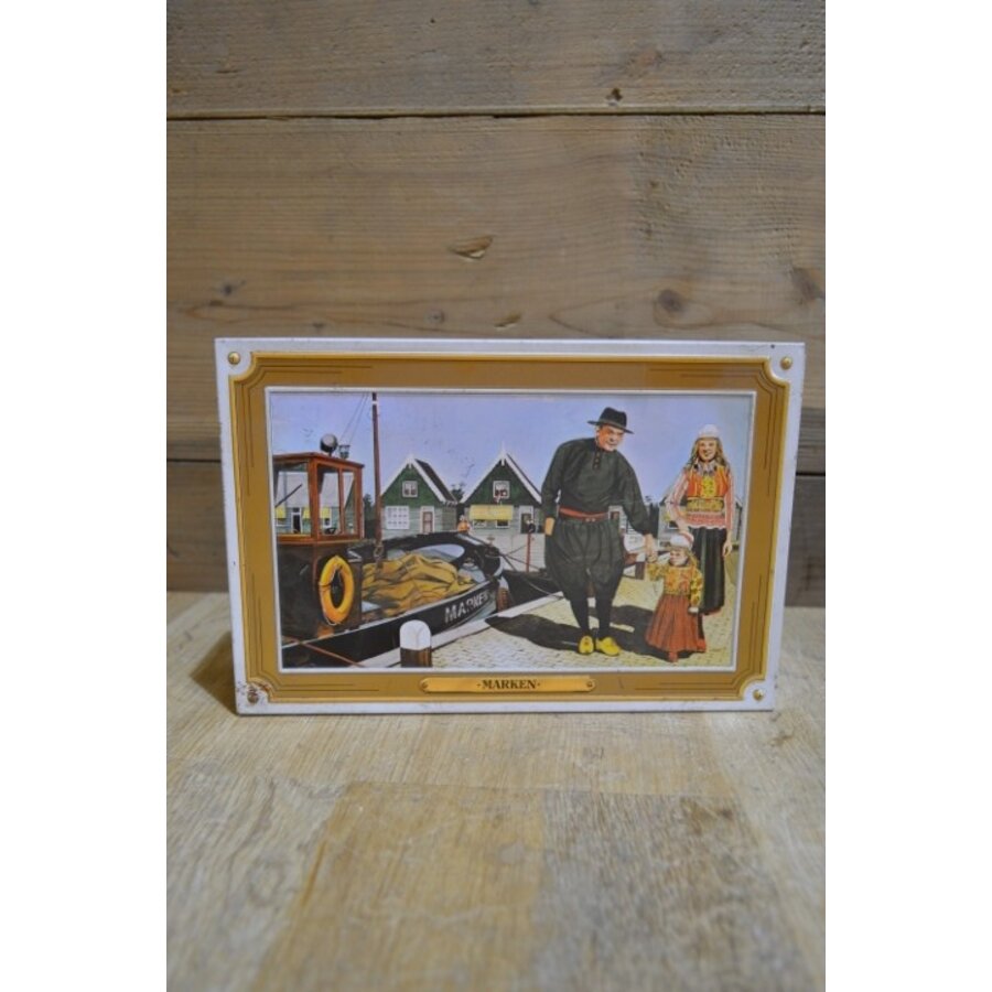 Set van 3 vintage Enkhuizer Banket koektrommels-6