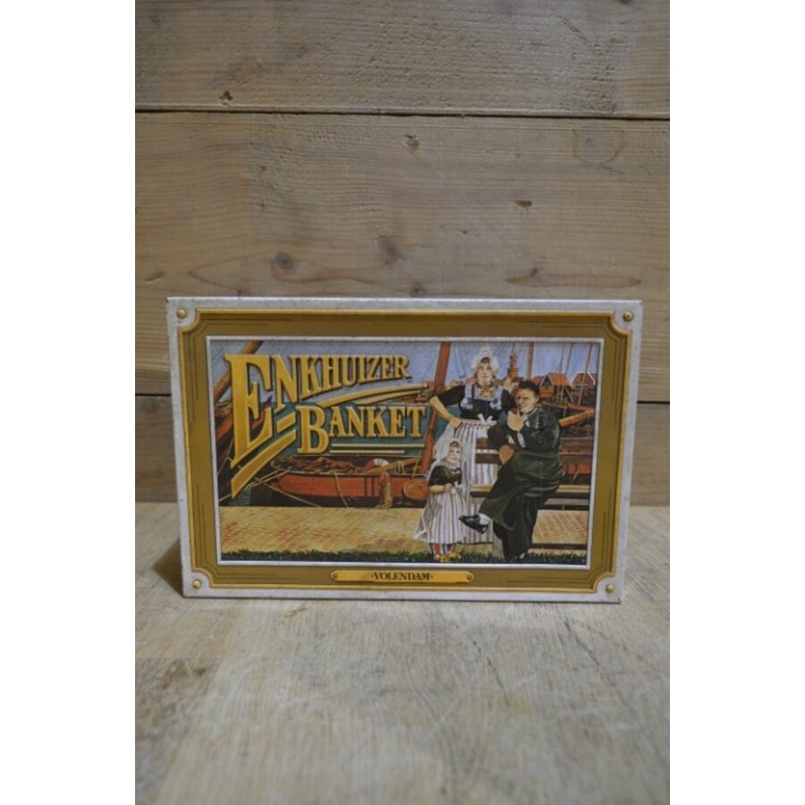 Set van 3 vintage Enkhuizer Banket koektrommels-8