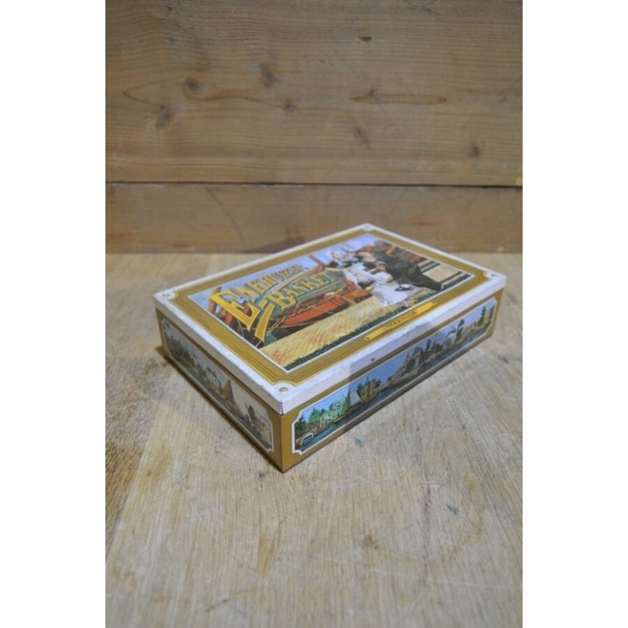 Set van 3 vintage Enkhuizer Banket koektrommels-9