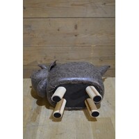 thumb-Kinderpoef Triceratops van kunstleer-6