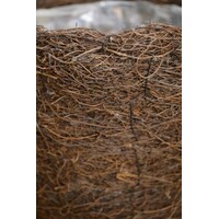 thumb-Donkerbruine rieten plantenmand met binnenfolie-5
