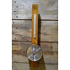 LoodsVol, Tweedehands Vintage weerstation met barometer en thermometer eikenhout