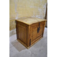 thumb-Vintage Mexicaans grenen wijnkast met klep-1