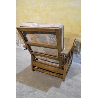 thumb-Antieke verstelbare eiken rookstoel Liberty-3