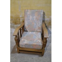 thumb-Antieke verstelbare eiken rookstoel Liberty-5