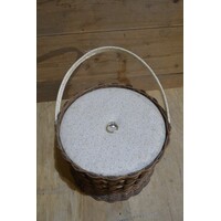 thumb-Vintage rotan naaimandje met hengsel-3
