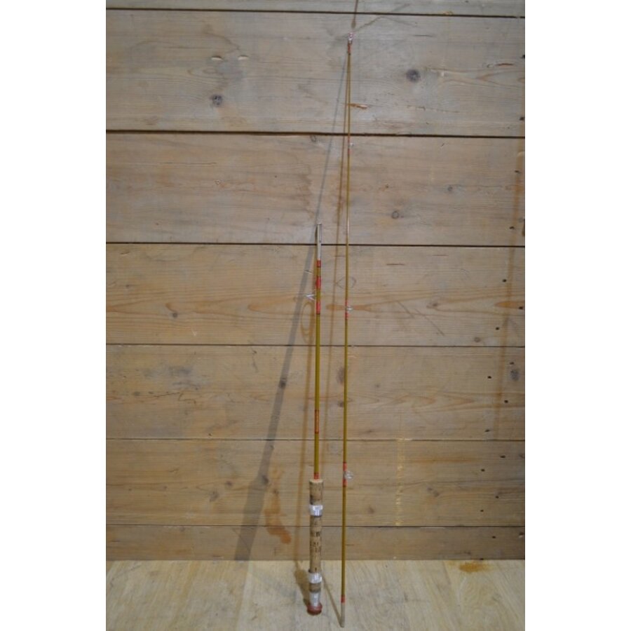 Vintage Shakespeare NORIS vlieghengel model 1044 met originele linnen hoes-9