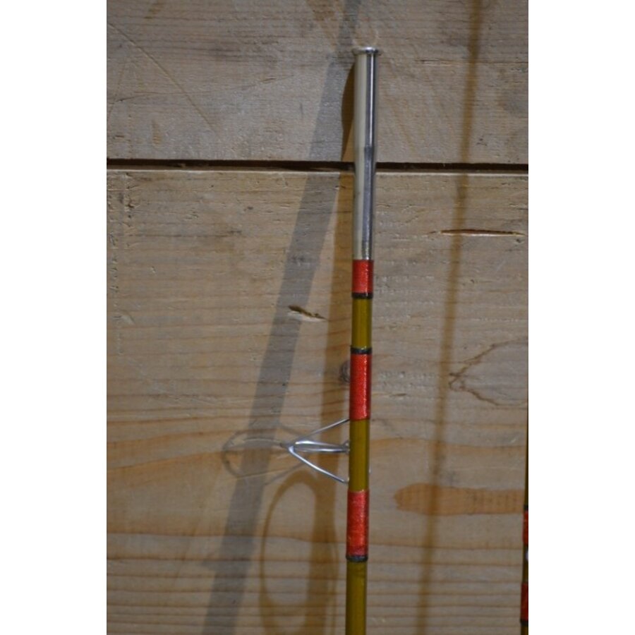 Vintage Shakespeare NORIS vlieghengel model 1044 met originele linnen hoes-10