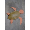 LoodsVol, Tweedehands  Decoratieve leren schildpad voor stoel of bank