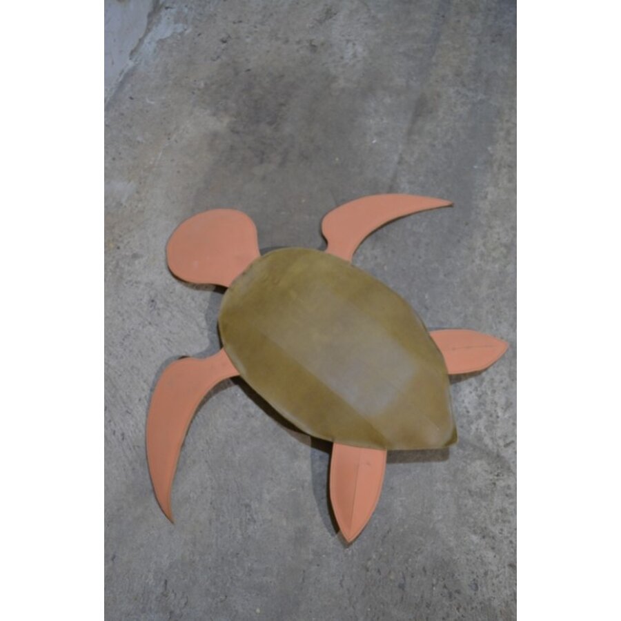 Decoratieve leren schildpad voor stoel of bank-2