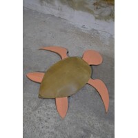 thumb-Decoratieve leren schildpad voor stoel of bank-3
