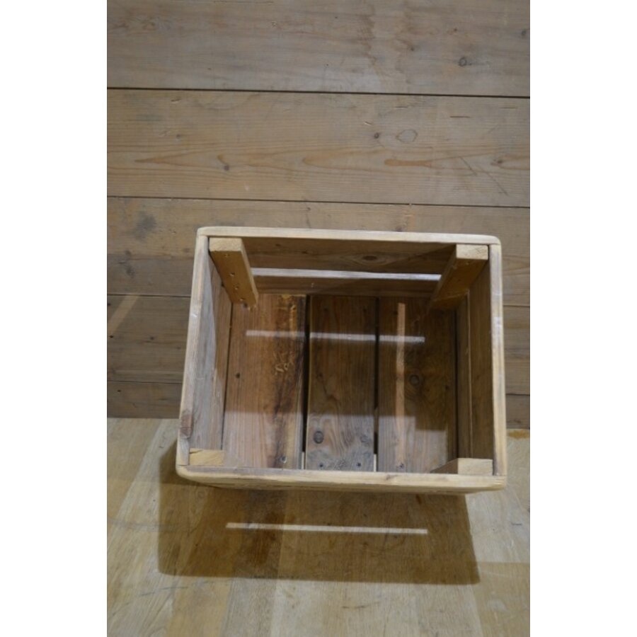 Stevige vurenhouten houten kist voor opslag en decoratie-3