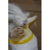 thumb-Antiek Beeusaert speelgoedpaard van papier-maché op wielen-4