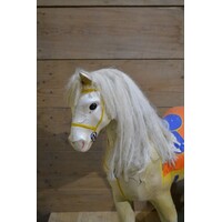 thumb-Antiek Beeusaert speelgoedpaard van papier-maché op wielen-7