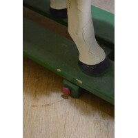 thumb-Antiek Beeusaert speelgoedpaard van papier-maché op wielen-9