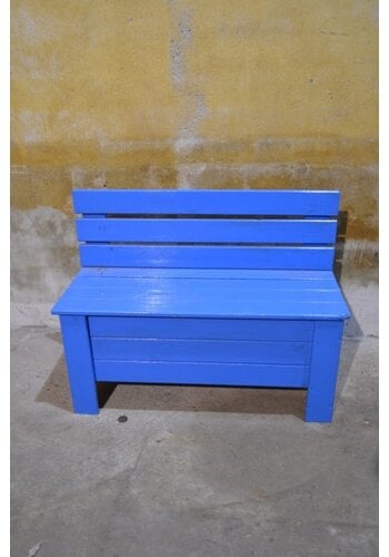 Klepbankje blauw 