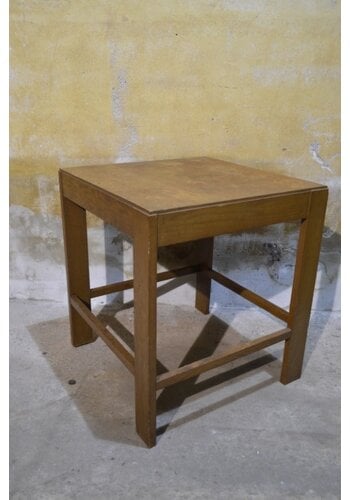 Art Deco eiken bijzettafel 