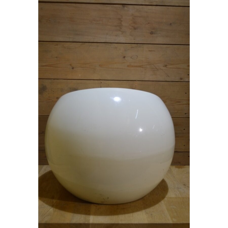 Witte Ball Chair fauteuil naar design van Finn Stone-8