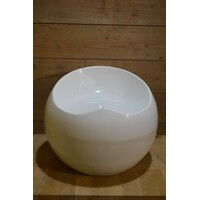 thumb-Witte Ball Chair van Finn Stone van 100% gerecycled ABS-1