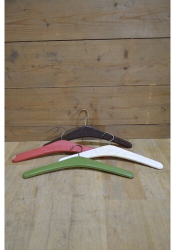 Retro kleerhangers skai set van 4 