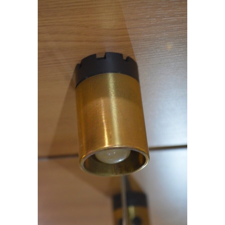 Vitrinekast eiken look met verlichting-3