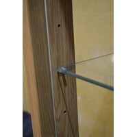 thumb-Vitrinekast eiken look met verlichting-4