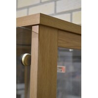 thumb-Vitrinekast eiken look met verlichting-6